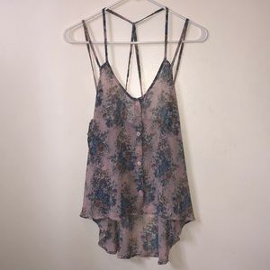 Lush Floral Tank Top